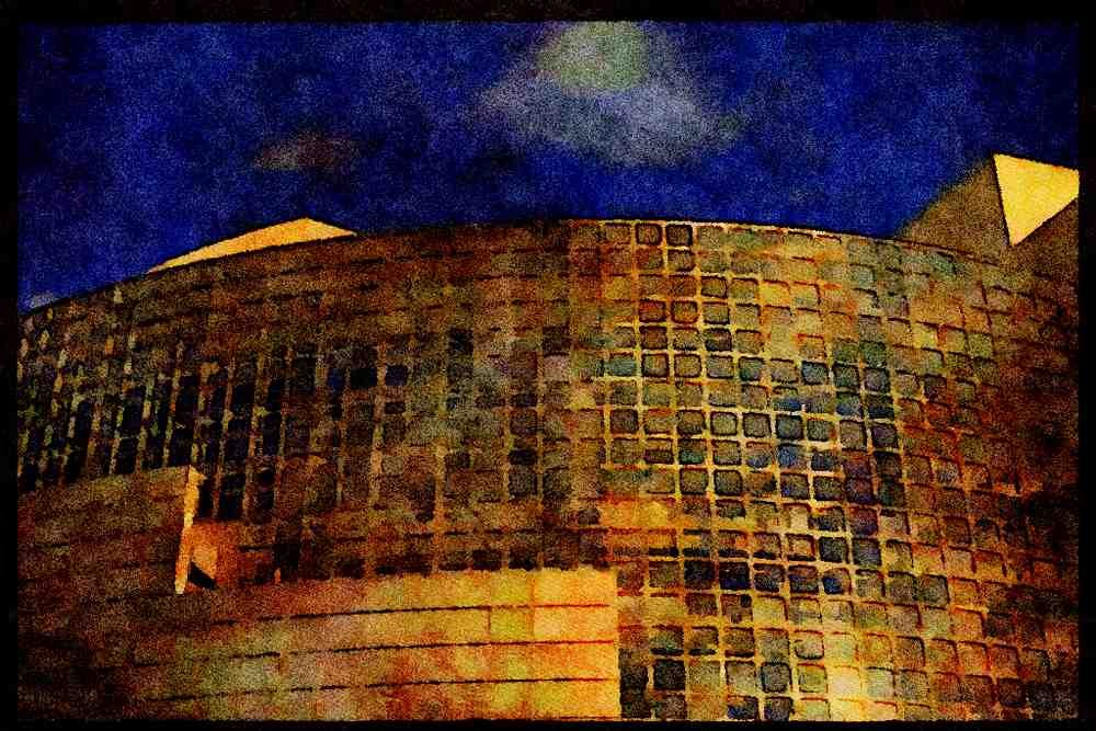 487035 New Opera House, Paris, France A4 Limited Edition Watercolour Print
