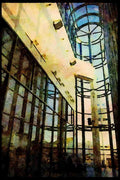 487040 Modern Commercial Architecture Interior, Finland A4 Limited Edition Watercolour Print