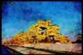 487051 Habitat Apartment Building, Montreal, Canada A4 Limited Edition Watercolour Print