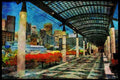 487054 Moscone Center, San Francisco, California A4 Limited Edition Watercolour Print