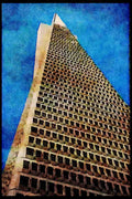 487055 Transamerica Pyramid, San Franciso, California A4 Limited Edition Watercolour Print