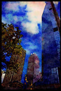 487067 Downtown Building, Sydney, Australia A4 Limited Edition Watercolour Print