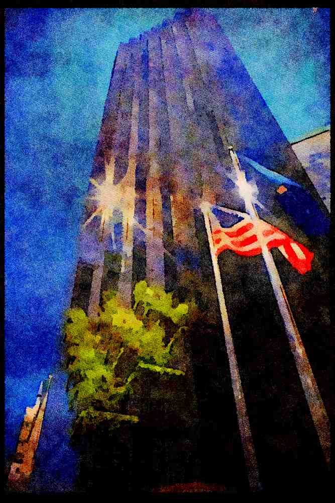 487073 The Trump Tower, New York City A4 Limited Edition Watercolour Print
