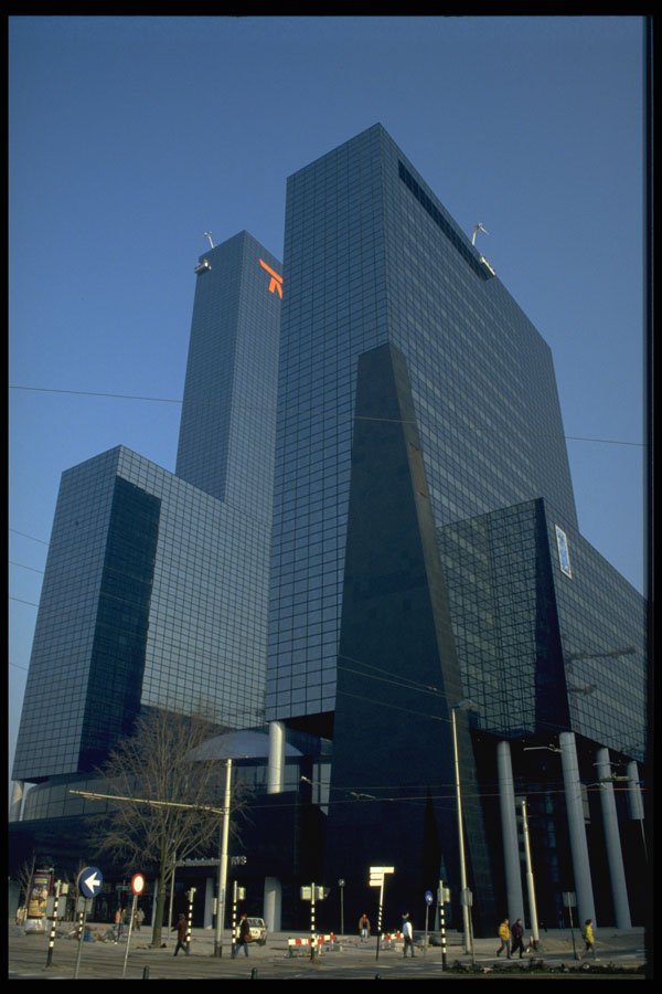 487074 New Office Blocks, Rotterdam, The Netherlands A4 Photo Print