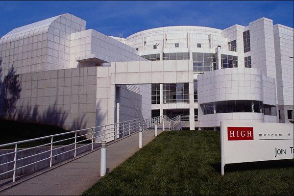 487095 Modern High Museum Of Art, Atlanta, Georgia A4 Photo Print