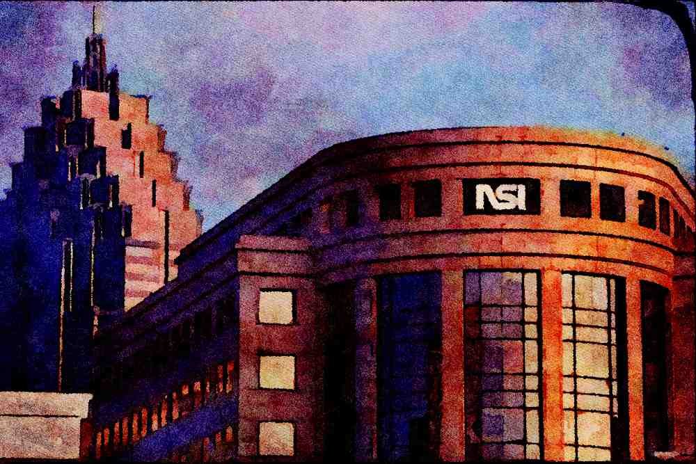 487096 City With Lasting Impressions, Atlanta, Georgia A4 Limited Edition Watercolour Print