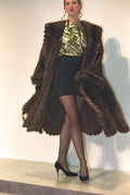 488006 Lace Look, Detailed Mink A4 Photo Print