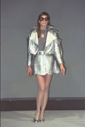 488021 Futuristic Silver Set A4 Photo Print