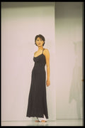488048 Summer Black Dress A4 Photo Print