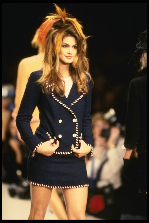 488080 Navy Blue Suit With Piping Edges A4 Photo Print