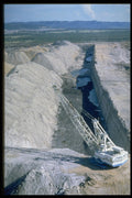 489012 Coal Drag line, Broke, New South Wales A4 Photo Print