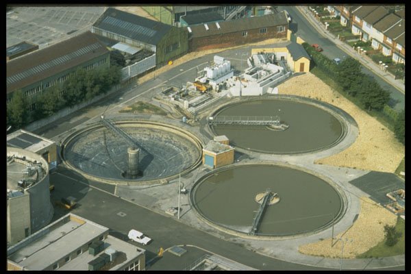 489021 Water Treatment Works Near Southampton A4 Photo Print