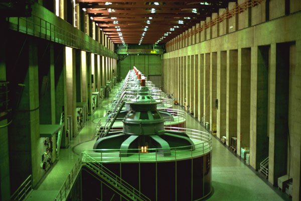 489024 Generator Room Inside Hoover Dam, Arizona A4 Photo Print