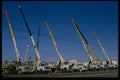 489027 Mobile Cranes On Trucks A4 Photo Print