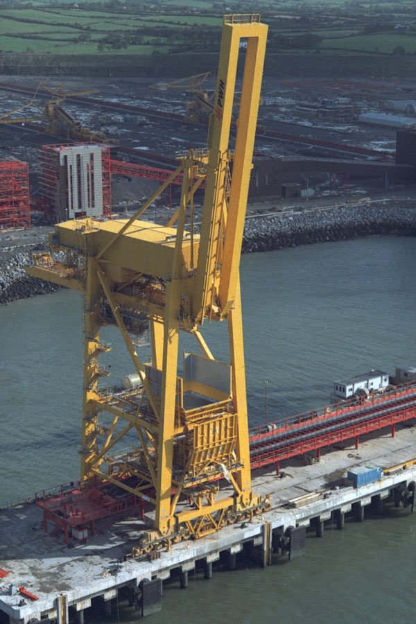 489029 Coal handling Equipment At Moneypoint Generating Station A4 Photo Print