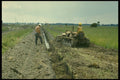 489048 Bulldozer Backfilling Ditch A4 Photo Print