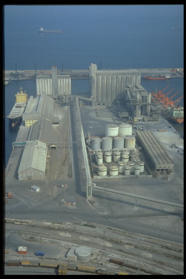 489053 Commercial Harbor, Barcelona, Spain A4 Photo Print