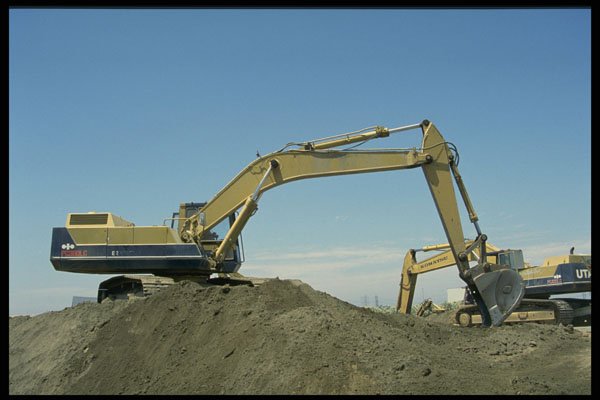 489063 Excavator A4 Photo Print