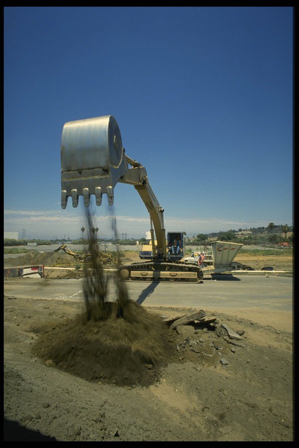489064 Excavator A4 Photo Print