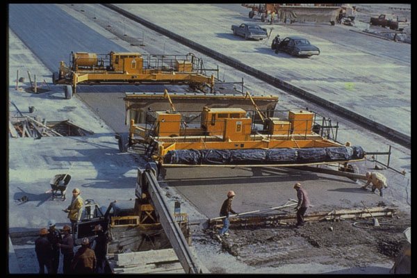 489068 Road Paving, Edmonton, Alberta A4 Photo Print