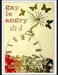 48H gay is angry Advert A4 Photo Print