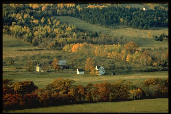 490015 The Annapolis River In The Fall, Nova Scotia, Canada A4 Photo Print