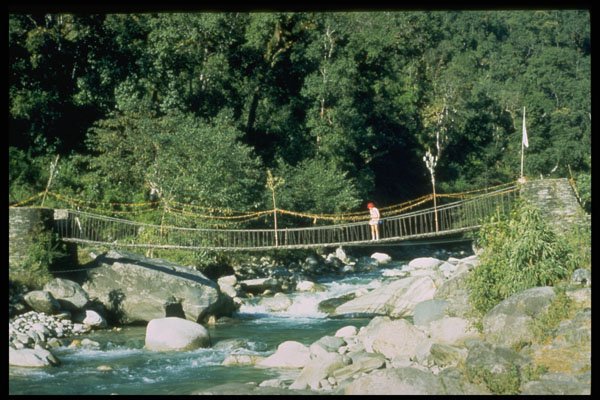 490047 The Modi Kola River In The Himalayas Of Nepal A4 Photo Print