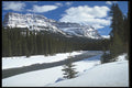 490050 Rocky Mountain Stream In The Winter, Canada A4 Photo Print