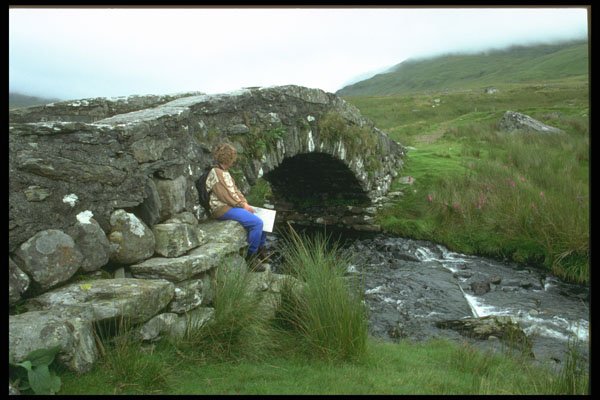 490052 Bridge On Old Coaching Route In North Wales A4 Photo Print