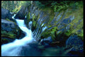 490055 Fast moving Water In Mount Rainier National Park, Washington A4 Photo Print