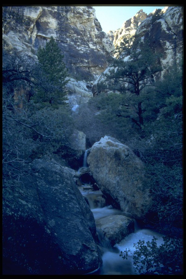 490097 Pine Creek Vista In Red Rock Canyon A4 Photo Print