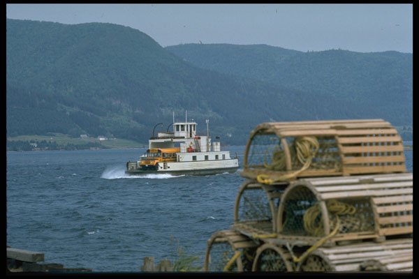 491010 Cape Breton's Englishtown Ferry, Nova Scotia A4 Photo Print