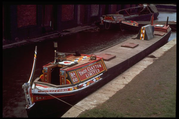491017 Narrow Boat Gifford, Ellesmere Port Boat Museum, UK A4 Photo Print