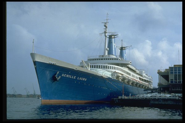 491024 The Achille Lauro, Barcelona, Spain A4 Photo Print