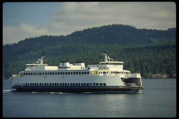 491032 San Juan Islands Ferry A4 Photo Print