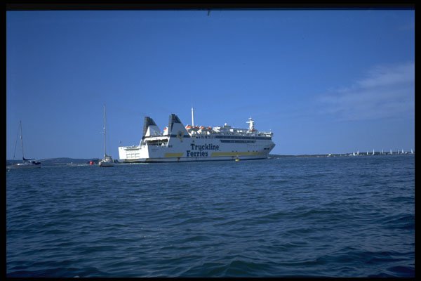 491033 Ferry Poole Harbor, England A4 Photo Print
