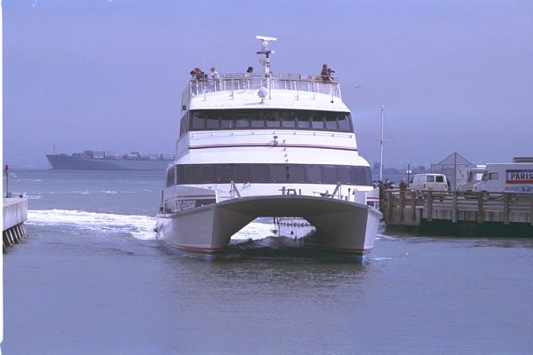 491042 Jet Cat Boat A4 Photo Print
