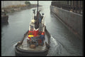 491044 Stern View As Tug Moves Away From Dock, Canada A4 Photo Print