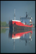 491055 Early Morning Reflection, Welland Canal A4 Photo Print