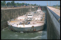 491060 Barge Being Raised, Welland Canal A4 Photo Print