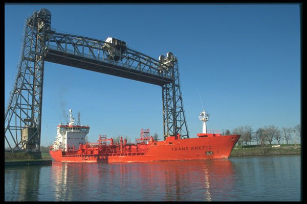 491062 Ocean bound Tanker, Welland Canal A4 Photo Print