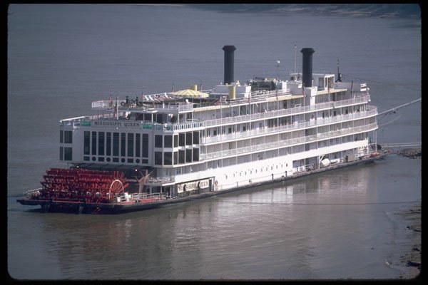 491066 Steam Riverboat A4 Photo Print