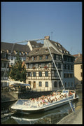 491071 Riverboat, Alsace, France A4 Photo Print