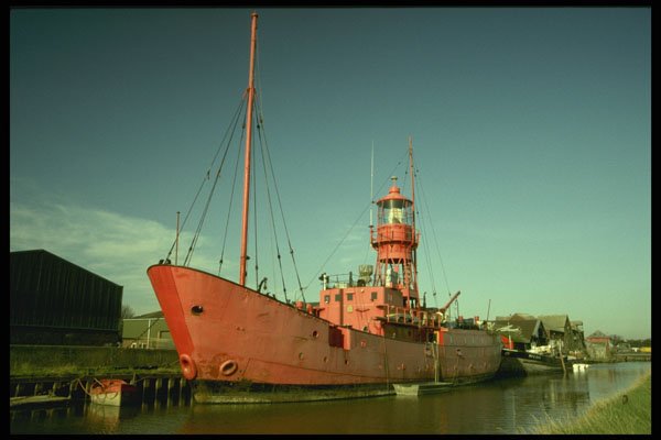 491075 Ex Trinity House Light Vessel, Colchester, England A4 Photo Print