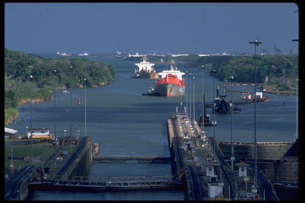 491089 Panama Canal A4 Photo Print