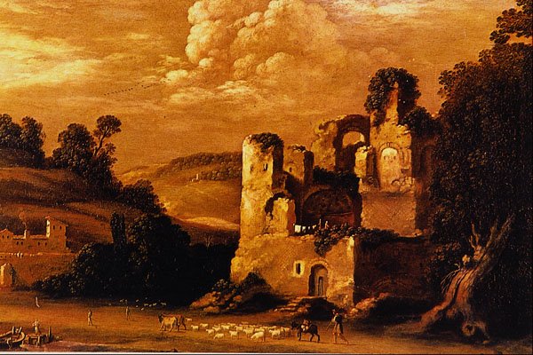 492005 Landscape , Cornelius Poelenburg A4 Photo Print