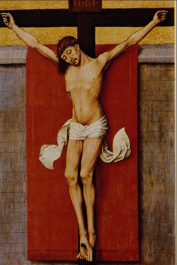 492006 Christ On The Cross , Roger Van Der Weyden A4 Photo Print