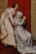 492007 Virgin And Saint John , Roger Van Der Weyden A4 Photo Print