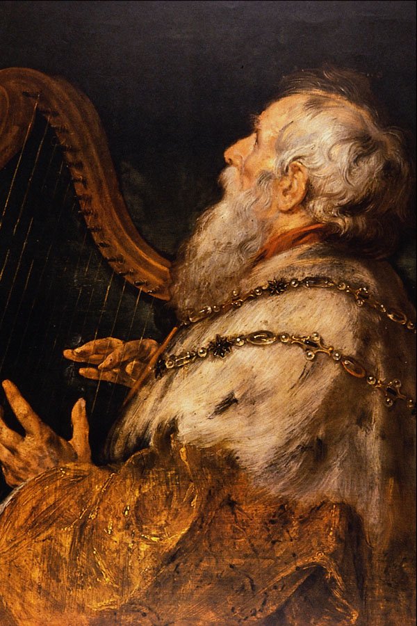 492012 King David , Sir Peter Paul Rubens A4 Photo Print