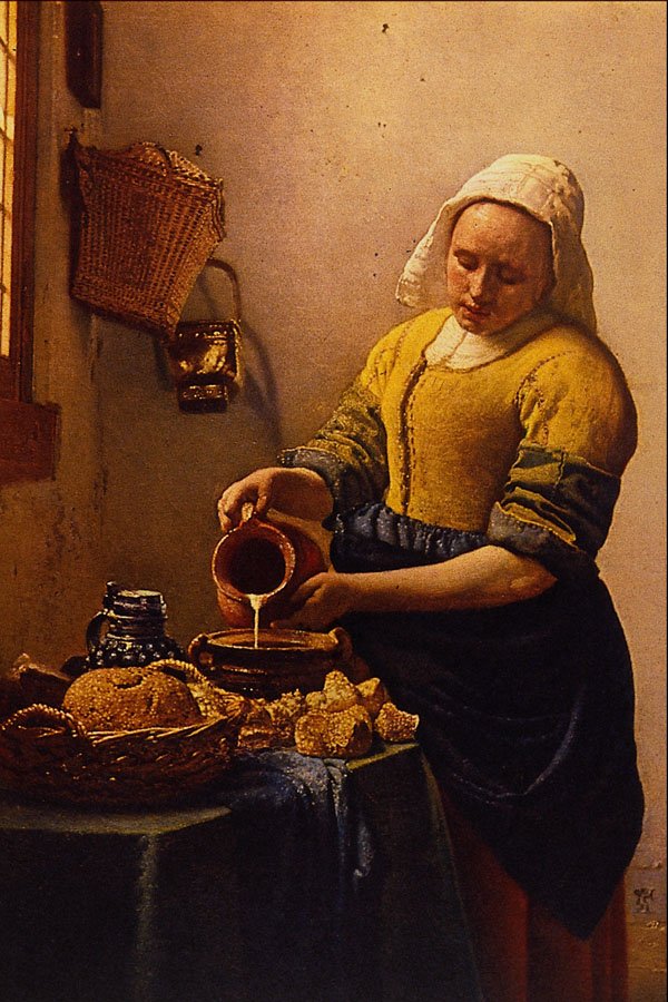 492019 Kuchenmagd , Jan Vermeer Van Delft A4 Photo Print